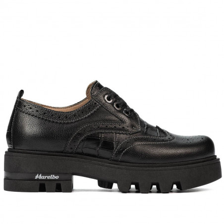 Chaussures décontractées femme 6047 noir combiné