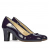 Chaussures élégantes femme 1209 vernis indigo