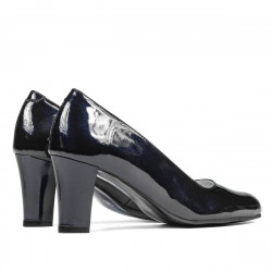 Chaussures élégantes femme 1209 vernis indigo nacré