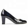 Chaussures élégantes femme 1209 vernis indigo nacré