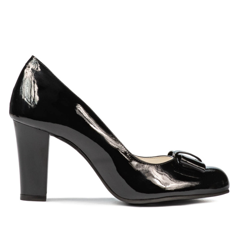 Chaussures élégantes femme 1245 vernis noir