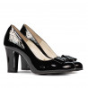 Chaussures élégantes femme 1245 vernis noir
