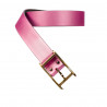Ceinture femme 25m rose nacré