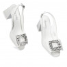 Sandales femme 1292 ivoire blanc