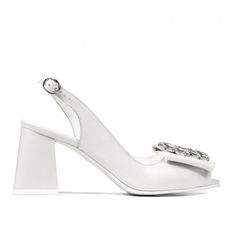 Sandales femme 1292 ivoire blanc