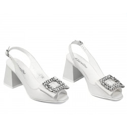 Sandales femme 1292 ivoire blanc