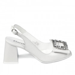 Sandales femme 1292 ivoire blanc
