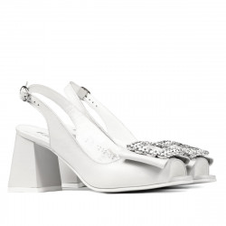 Sandales femme 1292 ivoire blanc