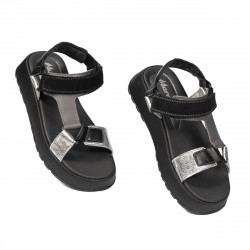 Sandales femme 5082 noir combiné