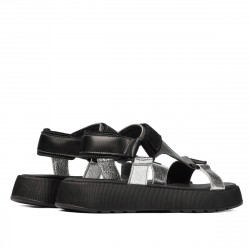 Sandales femme 5082 noir combiné