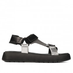 Sandales femme 5082 noir combiné