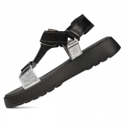 Sandales femme 5082 noir combiné