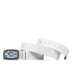 Ceinture unisexe 07ld biz blanc