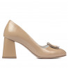 Chaussures élégantes femme 1291 vernis beige