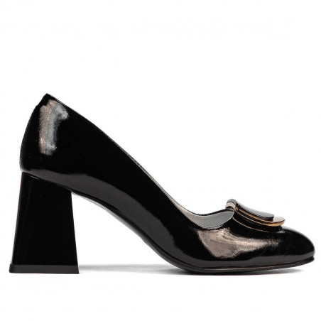 Chaussures élégantes femme 1291 vernis noir