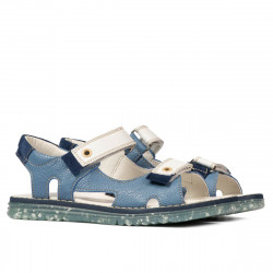 Sandales enfants 318 bleu combiné