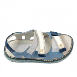 Sandales enfants 318 bleu combiné
