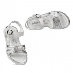 Sandales petits enfants 73c blanc combiné