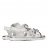 Sandales petits enfants 73c blanc combiné