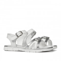 Sandales petits enfants 73c blanc combiné