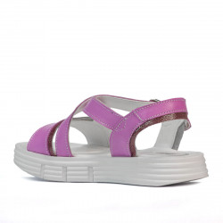Sandales enfants 540 violet combiné