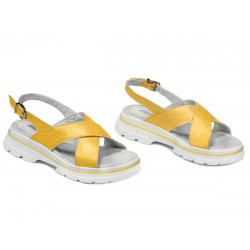 Sandales femme 5085 jaune