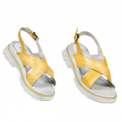 Sandales femme 5085 jaune