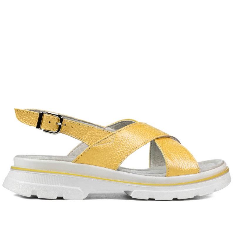 Sandales femme 5085 jaune