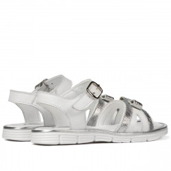 Sandales enfants 539 blanc combiné