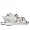 Sandales enfants 539 blanc combiné