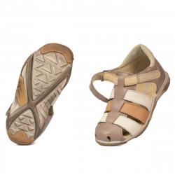Sandales enfants petits 75c cappuccino combiné