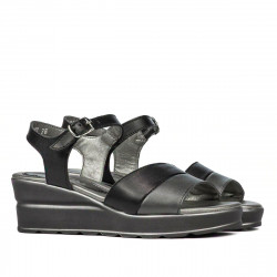 Sandales femme 5087 noir combiné