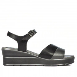 Sandales femme 5087 noir combiné