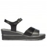 Sandales femme 5087 noir combiné