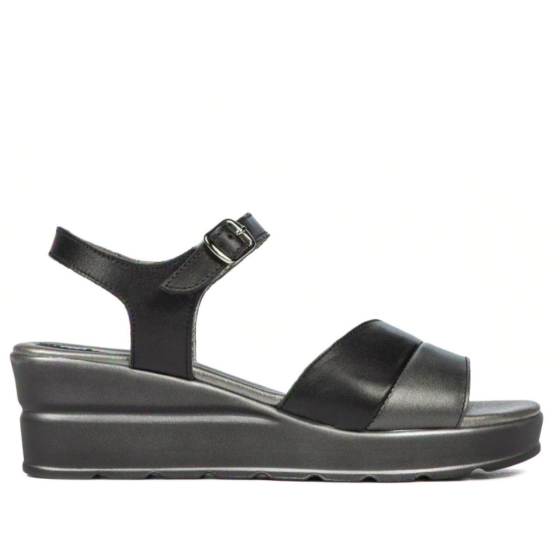 Sandales femme 5087 noir combiné