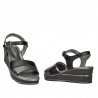 Sandales femme 5087 noir combiné