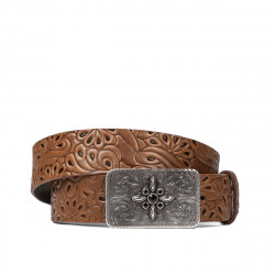 Ceinture unisexe 08ld marron foncé