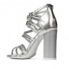 Sandales femme 1287 argenté