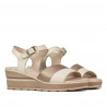 Sandales femme 5087 beige combiné