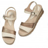Sandales femme 5087 beige combiné