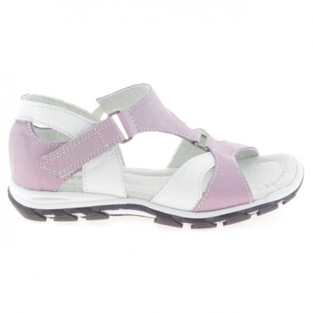 Sandales enfants petits 09c violet+blanc 1