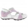 Sandales enfants petits 09c violet+blanc 1