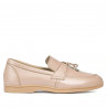 Mocassins femme 6054 poudre nacré