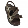 Sandales homme 319 a café combiné