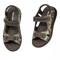 Sandales homme 319 a café combiné