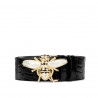 Ceinture femme 01ld verni noir