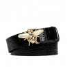 Ceinture femme 01ld verni noir
