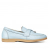 Mocassins femme 6054 bleu