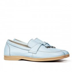 Mocassins femme 6054 bleu