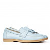 Mocassins femme 6054 bleu